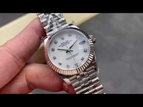 8+ Factory Rolex Datejust 278274-0006 31mm Full Steel Diamond Mother Of Pearl Dial Jubilee