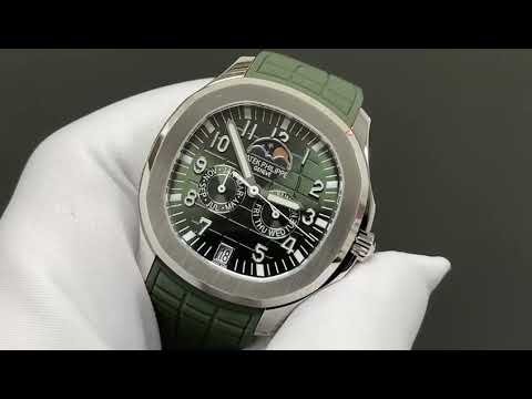 3K Factory Patek Philippe Aquanaut 5261 40mm Green Rubber Strap Green Dial