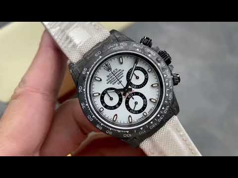 DIW Factory Rolex Daytona 116500 Limited Edition 40mm Carbon Fiber Artificial Fiber Woven Strap