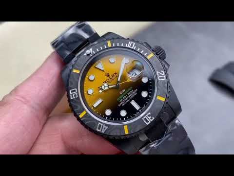 DIW Factory Rolex Submariner Date 116610 Limited Edition 40mm Full 904L Gradient Orange Dial