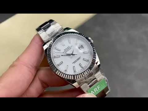 ARF Factory Rolex Datejust 41 126334-0009 41mm White Gold&904L White Dial