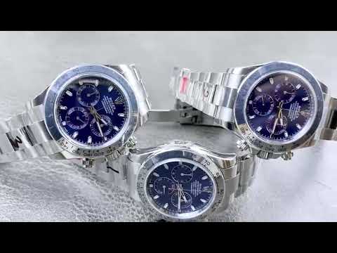 VS Factory CounterWeight Rolex Daytona 116509 0071 White Gold Blue Dial