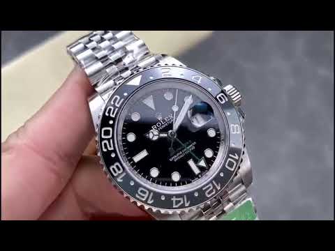 ARF Factory Rolex GMT-Master II 126710GRNR-0003 40mm Full 904L Black Dial Jubilee
