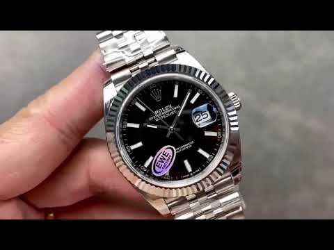 EWE Factory Rolex Datejust 126334-0018 41mm Full 904L Black Dial JubileeBrand  Rolex