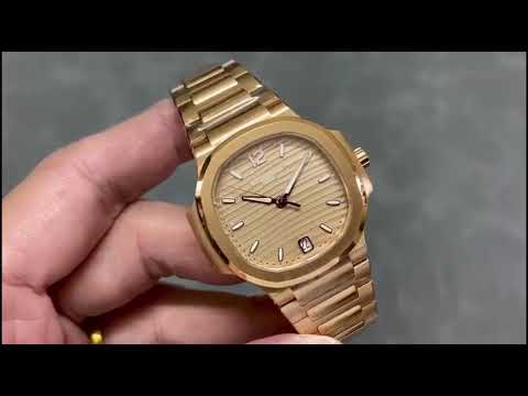 3K Factory Patek Philippe Nautilus 7118 1R 010 Full Rose Gold Rose Gold Dial