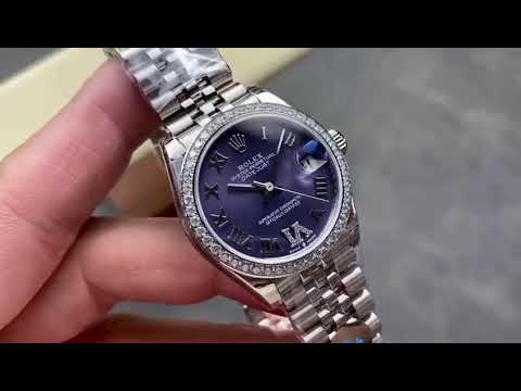 8+ Factory Rolex “counterweight” Datejust 278384RBR-0030 31mm Diamond White Gold Bezel Full 904L