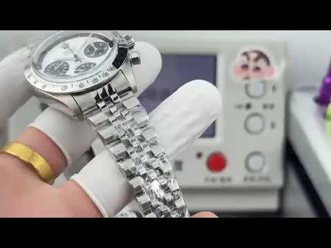 SN Factory Rolex Daytona Vintage Paul Newman 6239 37mm Full Steel White Dial