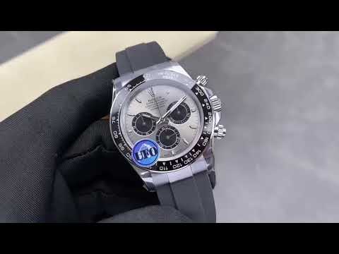 UFO Factory Counterweight Rolex Daytona 126519LN-0006 White Gold Oysterflex Grey Dial