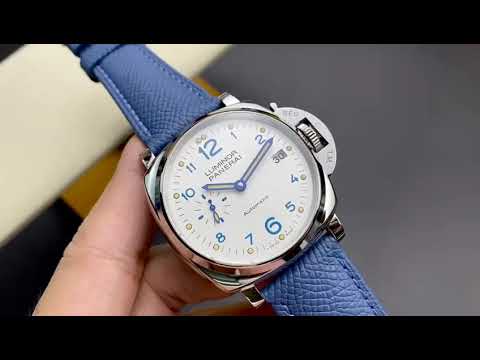 VS Factory Panerai Luminor Due Pam 00906 42mm Steel Leather Strap White Dial