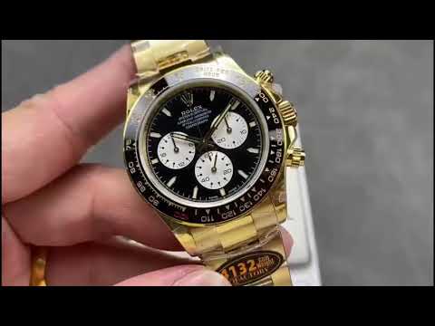 QF Factory “100th Anniversary CounterWeight” Rolex Daytona 126528LN-0001 40mm Full Yellow Gold White
