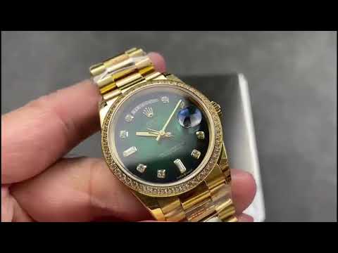 8+ Factory Counterweight Rolex Day Date 128348RBR 0035 36mm Dia 1