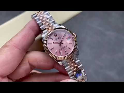 8+ Factory Rolex counterweight Datejust 278271 0010 31mm  Half Rose Gold Pink Dial Jubilee 1