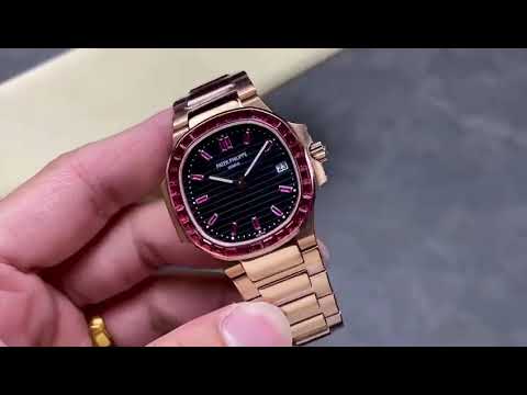 GR Factory Patek Philippe Emerald Nautilus 5723112R 001 Full Rose Gold black Dial