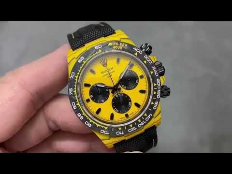DIW Factory Rolex Daytona 116500 Limited Edition 40mm Carbon Fiber Artificial Fiber Woven Strap
