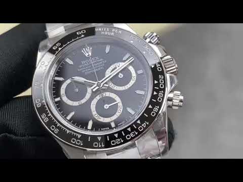 UFO Factory Rolex Daytona panda 126500LN-0002 40mm Full 904L Black Dial