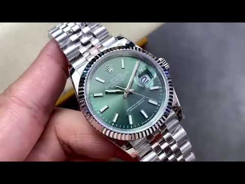 GM Factory Rolex Datejust 126234-0051 36mm Full 904L Green Dial Jubilee