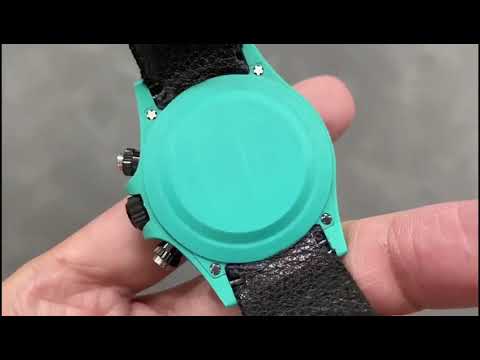 DIW Factory Rolex Daytona 116500 Limited Edition 40mm Light Blue Carbon Fiber Artificial Fiber Woven
