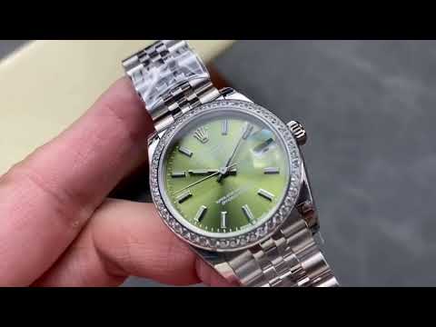 8+ Factory Rolex “counterweight” Datejust 278384RBR-0022 31mm Diamond White Gold Bezel Full 904L