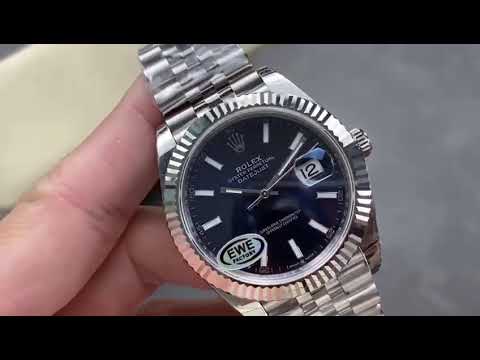EWE Factory Rolex Wimbledon Datejust 126334-0002 41mm Full 904L Blue Dial Jubileee