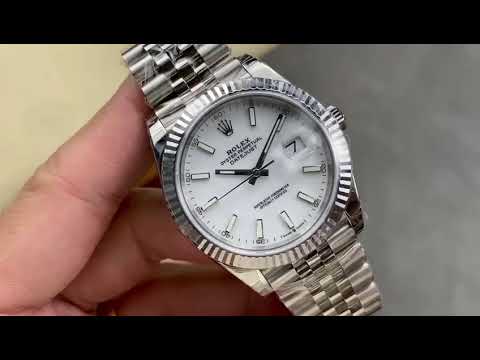 VS Factory Rolex Datejust 126334-0010 41mm Full 904L White Dial Jubilee