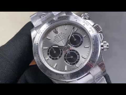 UFO Factory Rolex Daytona 126509-0003 40mm Full White Gold Silver Dial