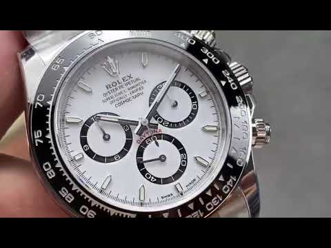 VS Factory Rolex Daytona Panda 126500LN-0001 40MM Full 904L White Dial