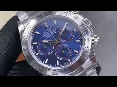 UFO Factory Rolex Daytona 126509-0005 White Gold Blue Dial