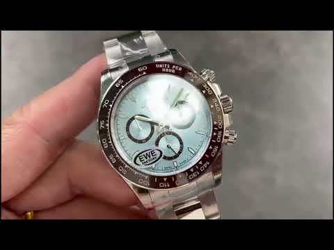 EWE Factory Rolex Daytona 126506-0001 40mm Full Platinum Ice Blue Dial