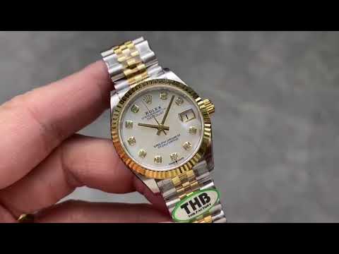 THB Factory Rolex Datejus Jubileet 278273 0028 31mm Yellow Gold Mother of Pearl Dial