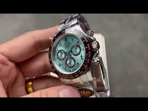 QF Factory “CounterWeight” Rolex Daytona 116506-0004 40mm Full Platinum Ice Blue Dial