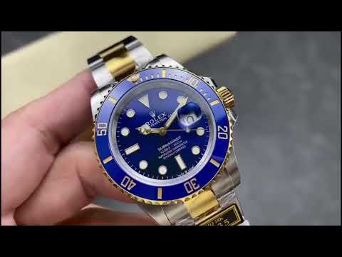 ZQ Factory Rolex Submariner Date 126613LB 41mm Half Gold Blue Dial