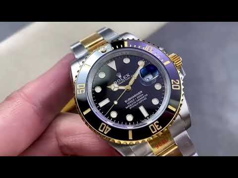 VS Factory Rolex Submariner Date 126613LN 41mm Half Yellow Gold Black Dial