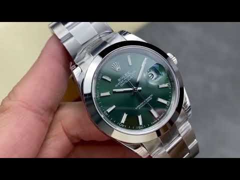VS Factory Rolex Datejust 126300-0019 41mm Smooth Bezel Full 904L Mint Green Dial