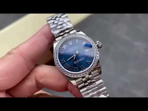 8+ Factory Rolex “counterweight” Datejust 278384RBR-0037 31mm Diamond White Gold Bezel Full 904L