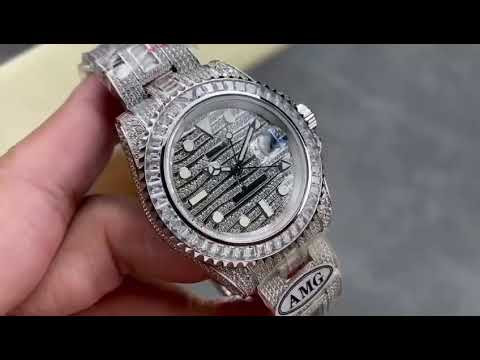 AMG Factory Rolex GMT-Master II 116769TBR-74779BR 40mm Full 904L Diamond Dial
