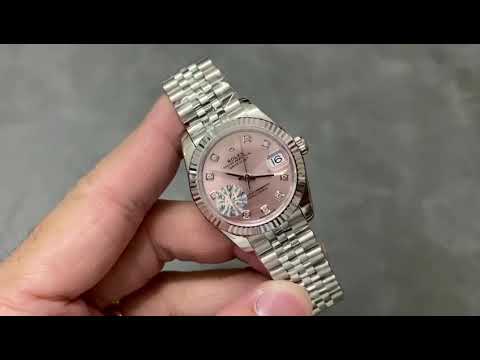 A+ Factory Rolex Datejust 278274-0032 31mm Full 904L Diamond Mop Pink Dial Jubilee