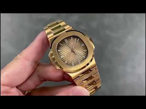 3K Factory Patek Philippe Nautilus 40mm 5711-1R-001 Full Rose Gold, Rose Gold Dial