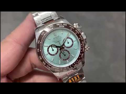 QF Factory 'Counterweight' Rolex Daytona 126506-0001 40mm Full Platinum Sky Blue Dial