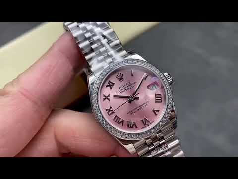 8+ Factory Rolex “counterweight” Datejust 278384RBR-0024 31mm Diamond White Gold Bezel Full 904L