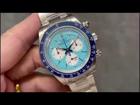 AMG Factory Rolex Daytona Panda Limited Edition 40mm Full Steel Blue Dial
