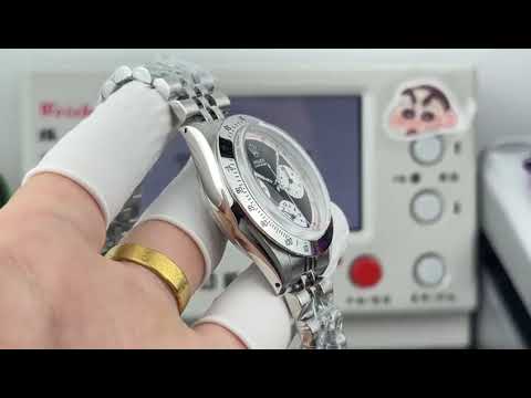 SN Factory Rolex Daytona Vintage Paul Newman 6262 37mm Full Steel Black Dial