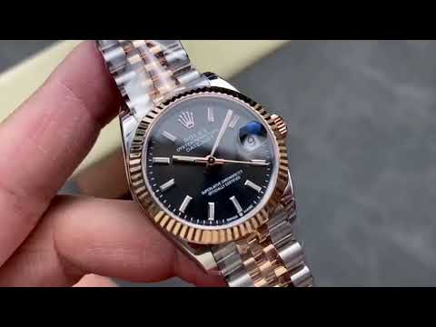 8+ Factory Rolex counterweight Datejust 278271 0018 31mm  Half Rose Gold Grey Dial Jubilee 1