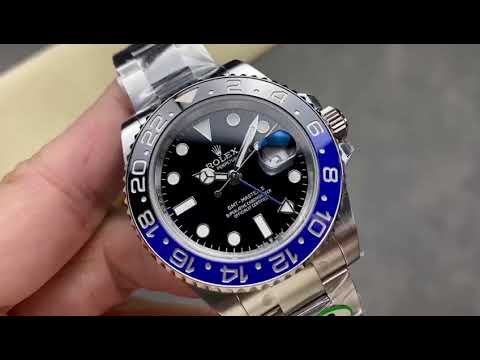 THB Factory Rolex Batman GMT-MASTER II 126710BLNR-0003 40mm Full 904L Black Dial