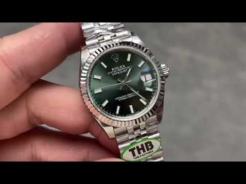 THB Factory Rolex Datejus Jubileet 278274 0018 31mm Green Dial