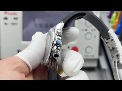 N+ Factory Counterweight Rolex Daytona Eye of the Tiger 116589TBR 40mm White Gold Oysterflex
