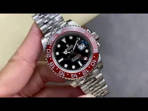 OW Factory Rolex GMT-Master II 126710 Special Edition 40mm Full Steel Black Dial Jubilee