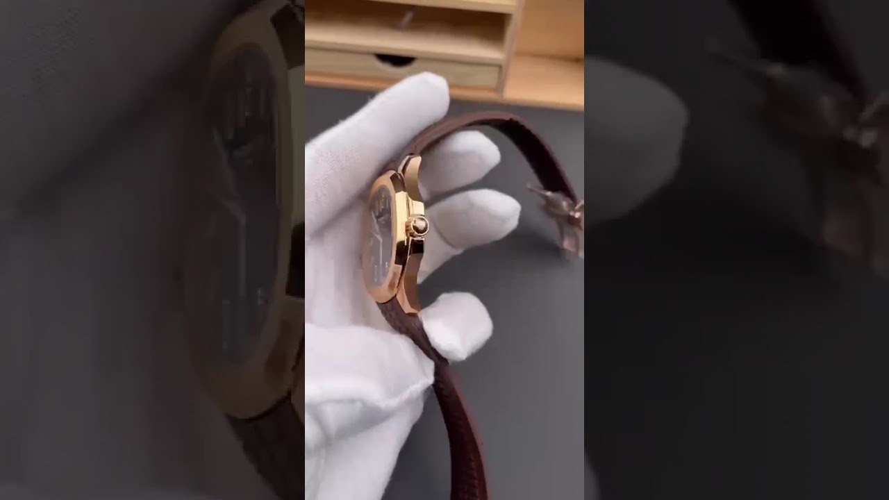 BBF Factory Patek Philippe Aquanaut 40mm 5167R 001 Rose Gold Brown Rubber Strap Brown Dial