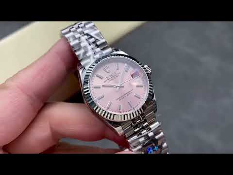 8+ Factory Rolex “counterweight” Datejust 278274 0014 31mm Full 904L Pink Dial Jubilee 1