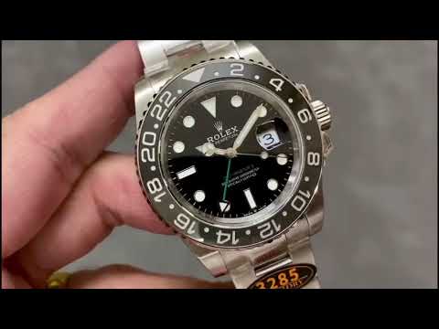 QF Factory Rolex GMT-Master II 126710GRNR-0004 40mm Full 904L Black Dial