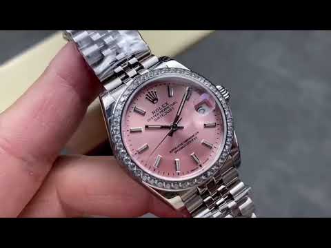 8+ Factory Rolex “counterweight” Datejust 278384RBR-0018 31mm Diamond White Gold Bezel Full 904L